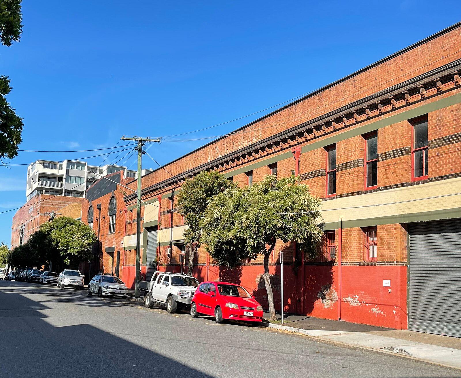 Building in Helen Street, Teneriffe, Queensland, 2021